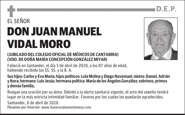 DON JUAN MANUEL VIDAL MORO
