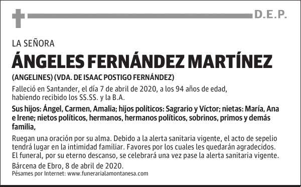 ÁNGELES FERNÁNDEZ MARTÍNEZ