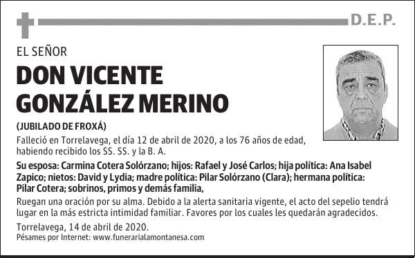 DON VICENTE GONZÁLEZ MERINO