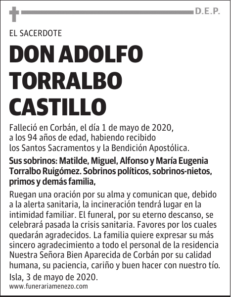 DON ADOLFO TORRALBO CASTILLO