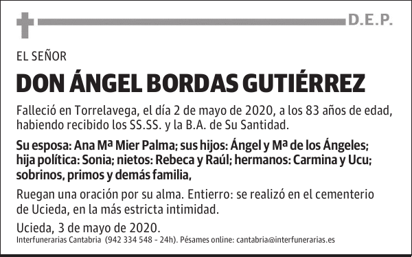 DON ÁNGEL BORDAS GUTIÉRREZ