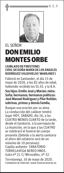 DON EMILIO MONTES ORBE