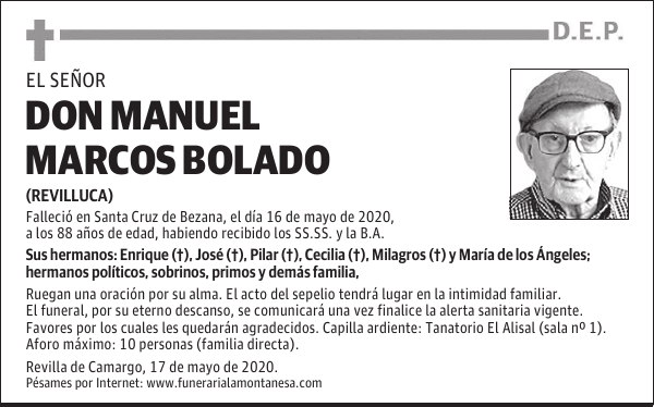 DON MANUEL MARCOS BOLADO