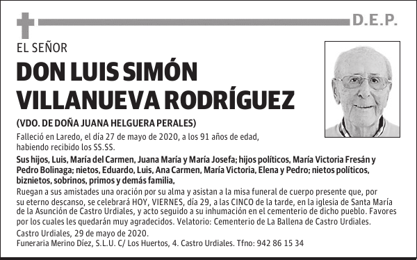 DON LUIS SIMÓN VILLANUEVA RODRÍGUEZ