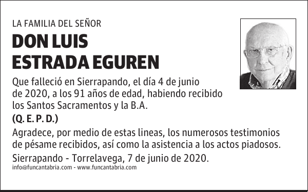 DON LUIS ESTRADA EGUREN