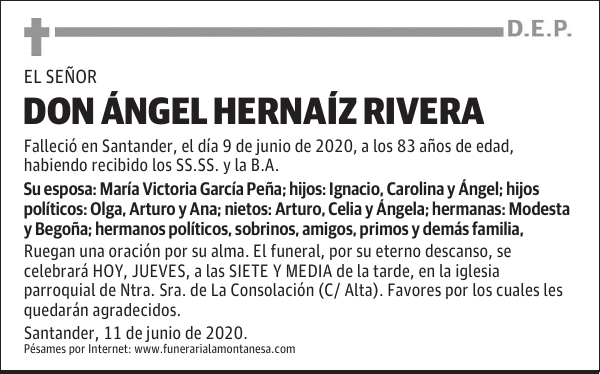 DON ÁNGEL HERNAÍZ RIVERA