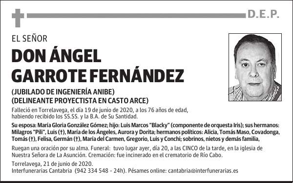 DON ÁNGEL GARROTE FERNÁNDEZ