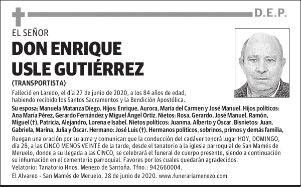 DON ENRIQUE USLE GUTIÉRREZ