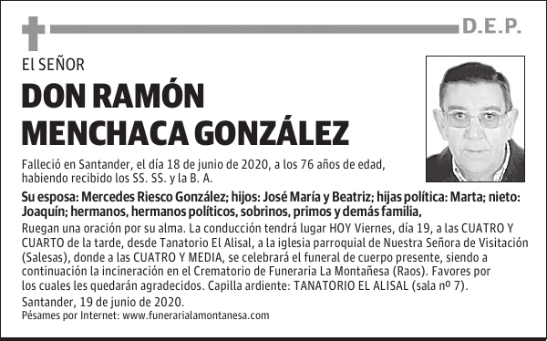 DON RAMÓN MENCHACA GONZÁLEZ