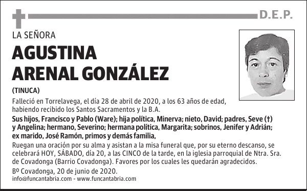 AGUSTINA ARENAL GONZÁLEZ