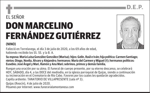 DON MARCELINO FERNÁNDEZ GUTIÉRREZ