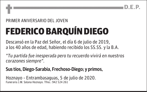 FEDERICO BARQUÍN DIEGO