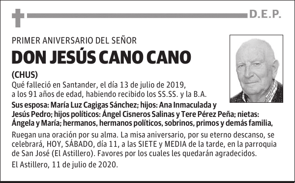 DON JESÚS CANO CANO