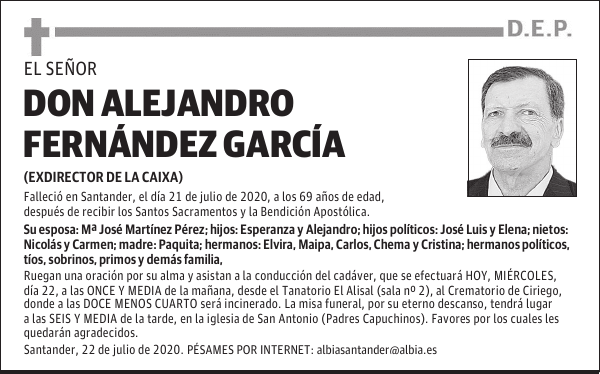 DON ALEJANDRO FERNÁNDEZ GARCÍA