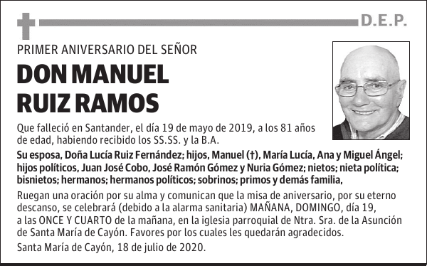 DON MANUEL RUIZ RAMOS