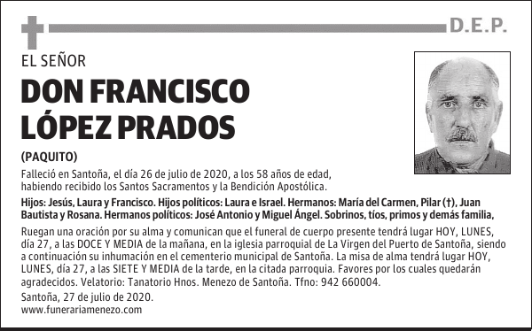 DON FRANCISCO LÓPEZ PRADOS