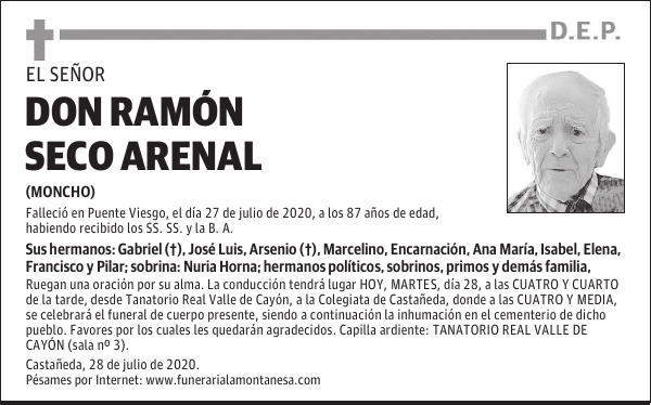 DON RAMÓN SECO ARENAL