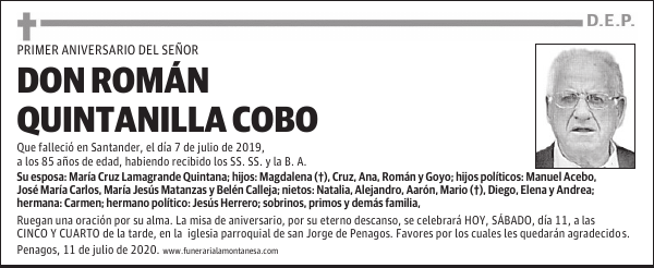 DON ROMÁN QUINTANILLA COBO