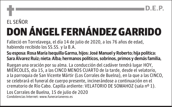 DON ÁNGEL FERNÁNDEZ GARRIDO