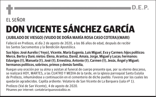 DON VICENTE SÁNCHEZ GARCÍA