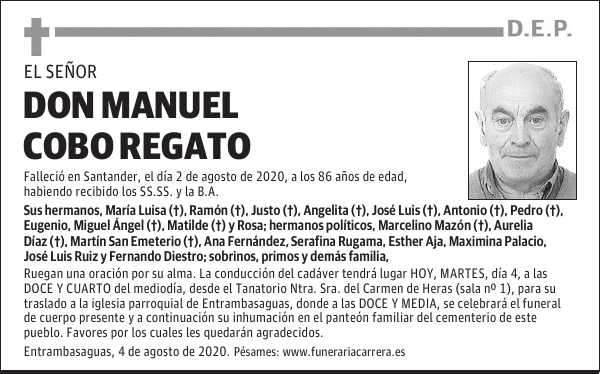 DON MANUEL COBO REGATO