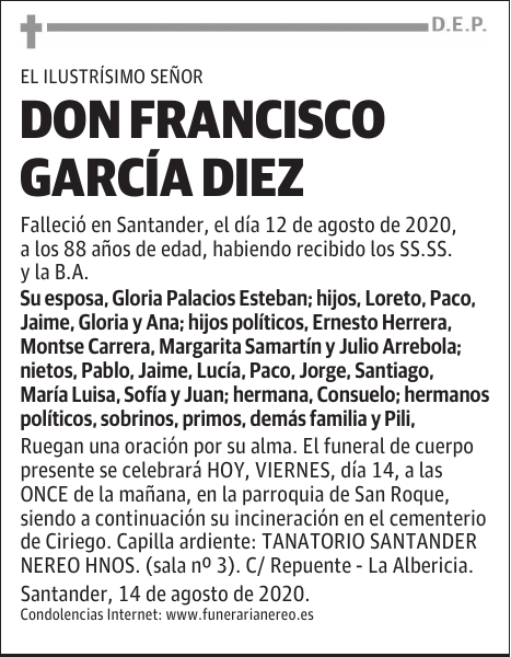 DON FRANCISCO GARCÍA DIEZ