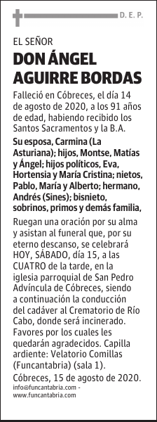 DON ÁNGEL AGUIRRE BORDAS