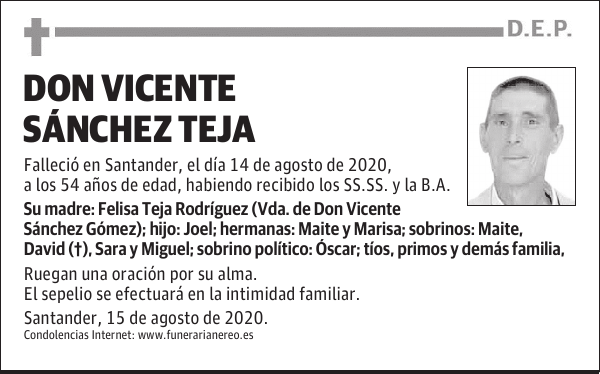 DON VICENTE SÁNCHEZ TEJA