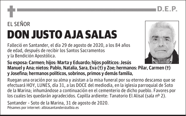 DON JUSTO AJA SALAS