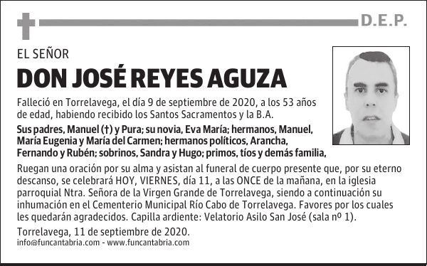 DON JOSÉ REYES AGUZA