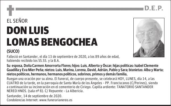DON LUIS LOMAS BENGOCHEA