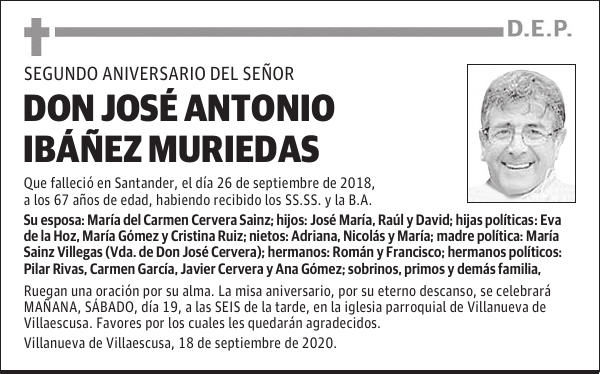 DON JOSÉ ANTONIO IBÁÑEZ MURIEDAS