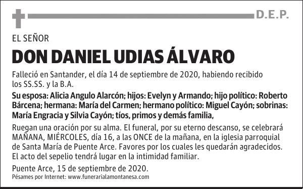 DON DANIEL UDIAS ÁLVARO