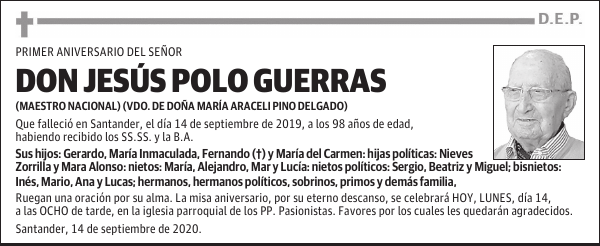 DON JESÚS POLO GUERRAS