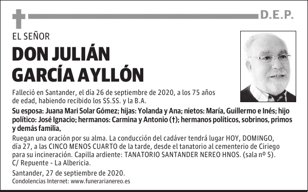 DON JULIÁN GARCÍA AYLLÓN