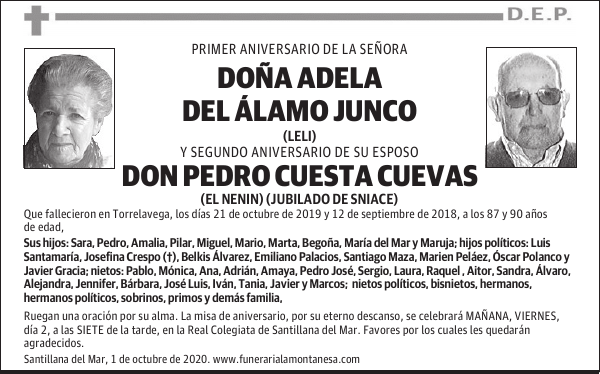 DOÑA ADELA DEL ÁLAMO JUNCO