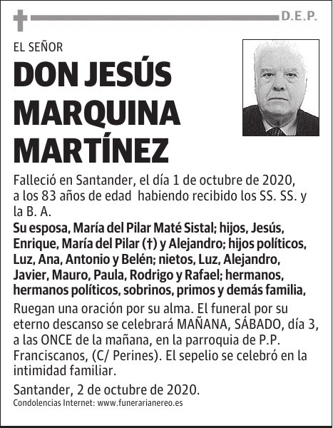 DON JESÚS MARQUINA MARTÍNEZ