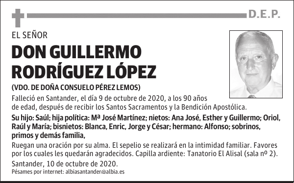 DON GUILLERMO RODRÍGUEZ LÓPEZ