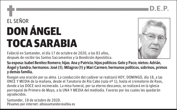 DON ÁNGEL TOCA SARABIA