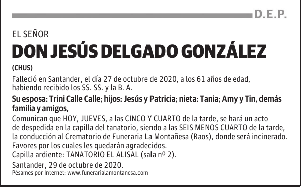 DON JESÚS DELGADO GONZÁLEZ