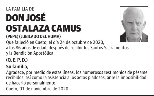 DON JOSÉ OSTALAZA CAMUS
