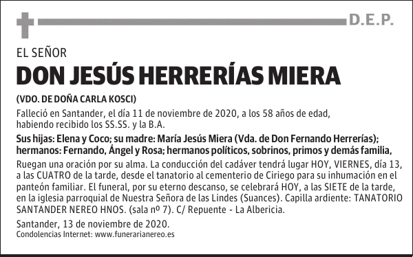 DON JESÚS HERRERÍAS MIERA