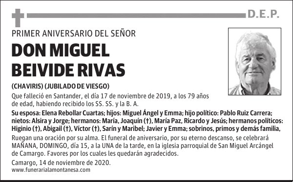 DON MIGUEL BEIVIDE RIVAS