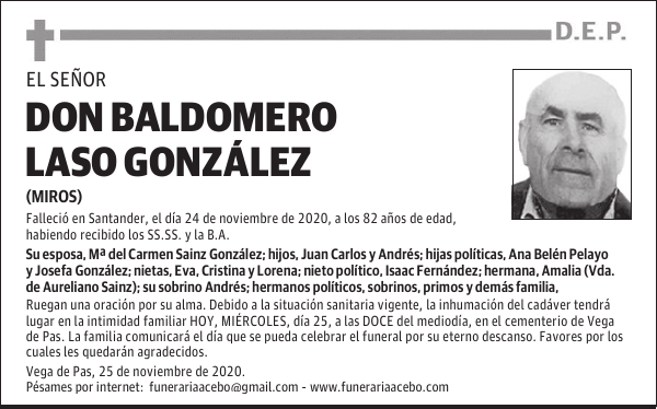 DON BALDOMERO LASO GONZÁLEZ