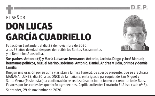 DON LUCAS GARCÍA CUADRIELLO