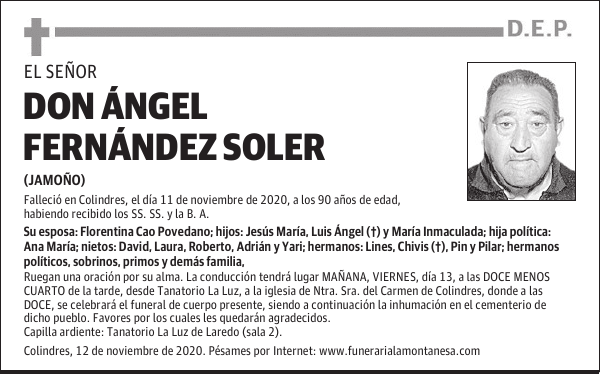 DON ÁNGEL FERNÁNDEZ SOLER