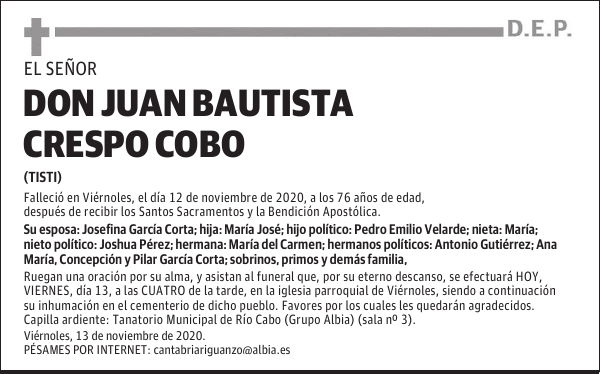 DON JUAN BAUTISTA CRESPO COBO