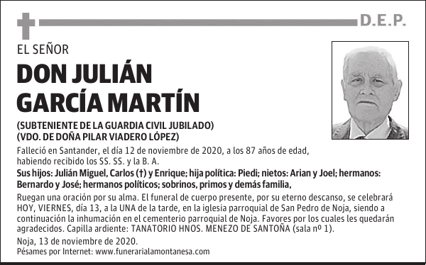 DON JULIÁN GARCÍA MARTÍN