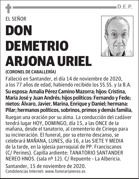 DON DEMETRIO ARJONA URIEL