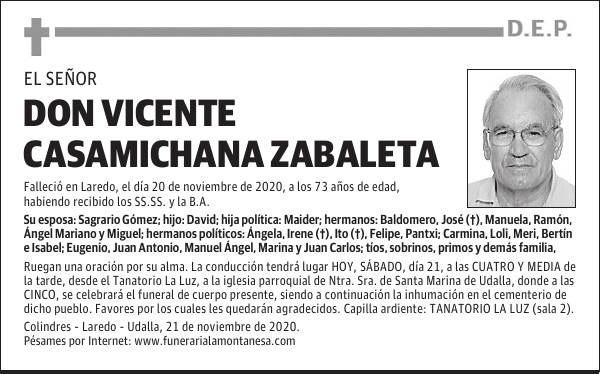 DON VICENTE CASAMICHANA ZABALETA